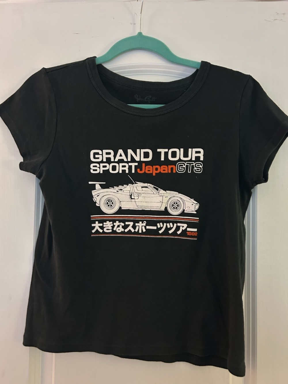 JOHN GALT BRANDY MELVILLE Grand Tour Sport Japan GTS Black Graphic Tee